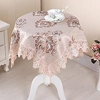 Amazon｜テーブルクロス おしゃれ 正方形 zjp 55*55cm エレガンス 花柄